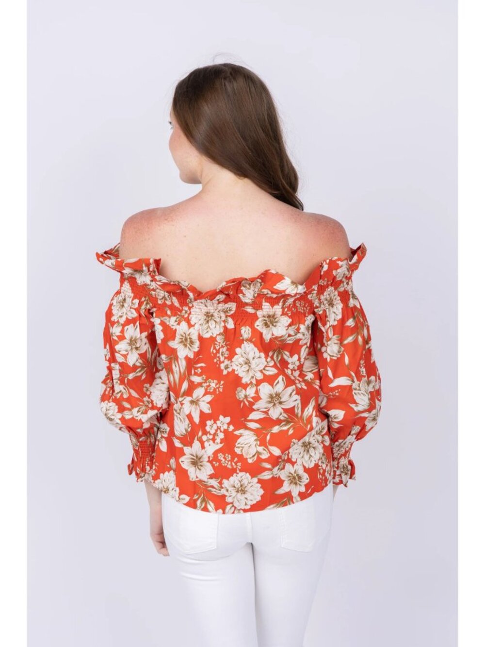 NEW Christy Lynn Regina Top in Red Magnolia, Women Size X-Small